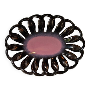 Handcrafted ceramic fruit bowl, vintage, contemporary design, 20th century
