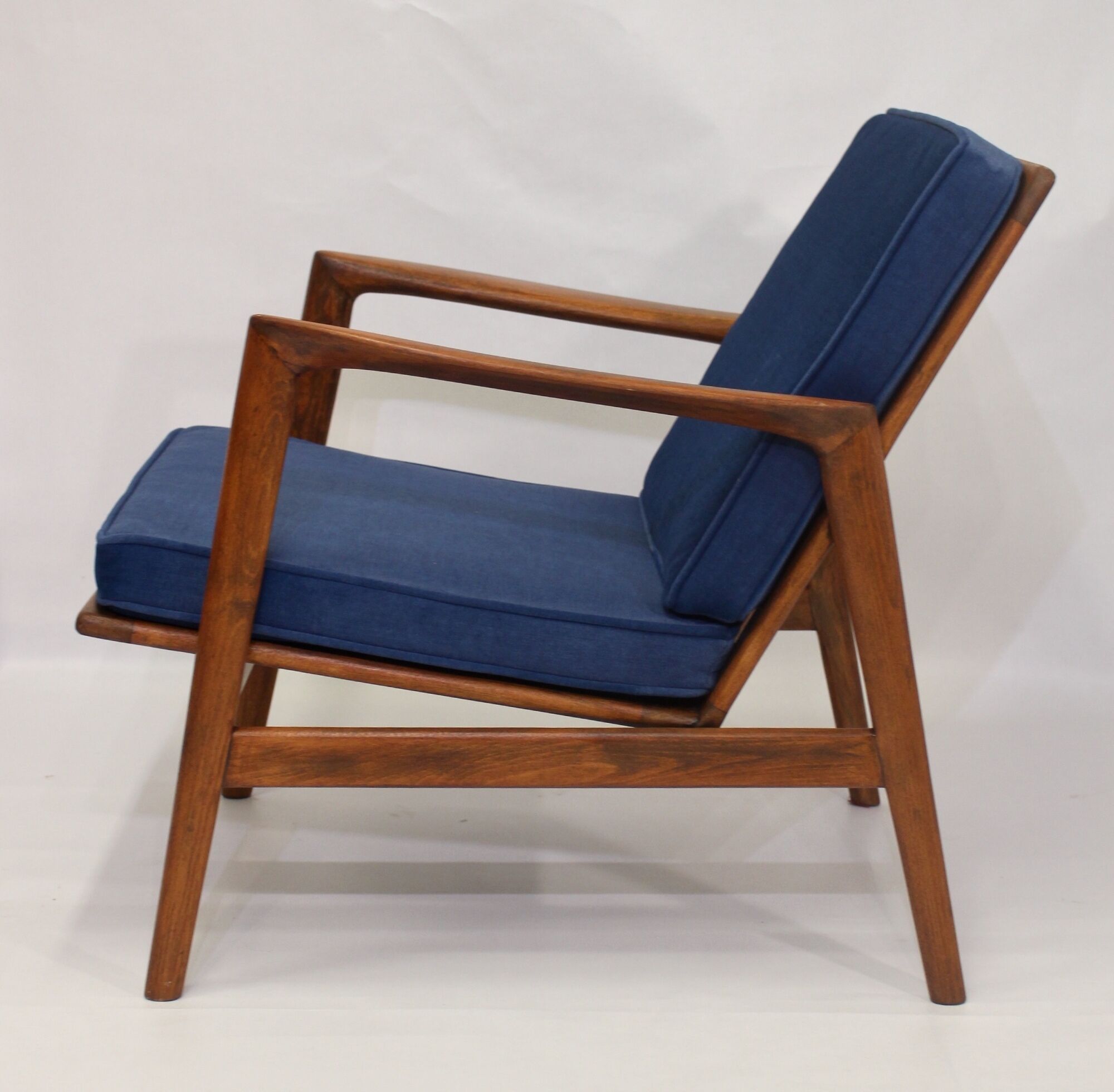 Chair by Stefan de Swarz-dzkie Fabryki Mebli, 1960 blue