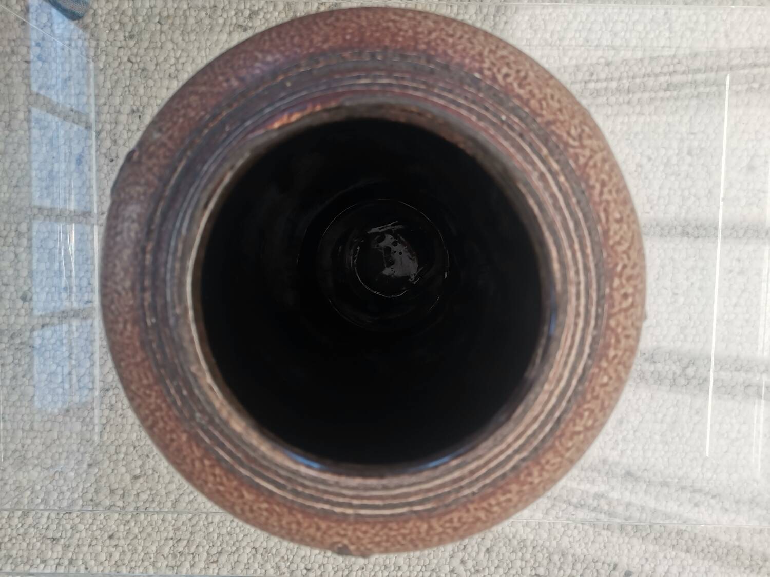 Mid Century Modern Ceramic Floor Vase – Vintage Maritime Ship Design –