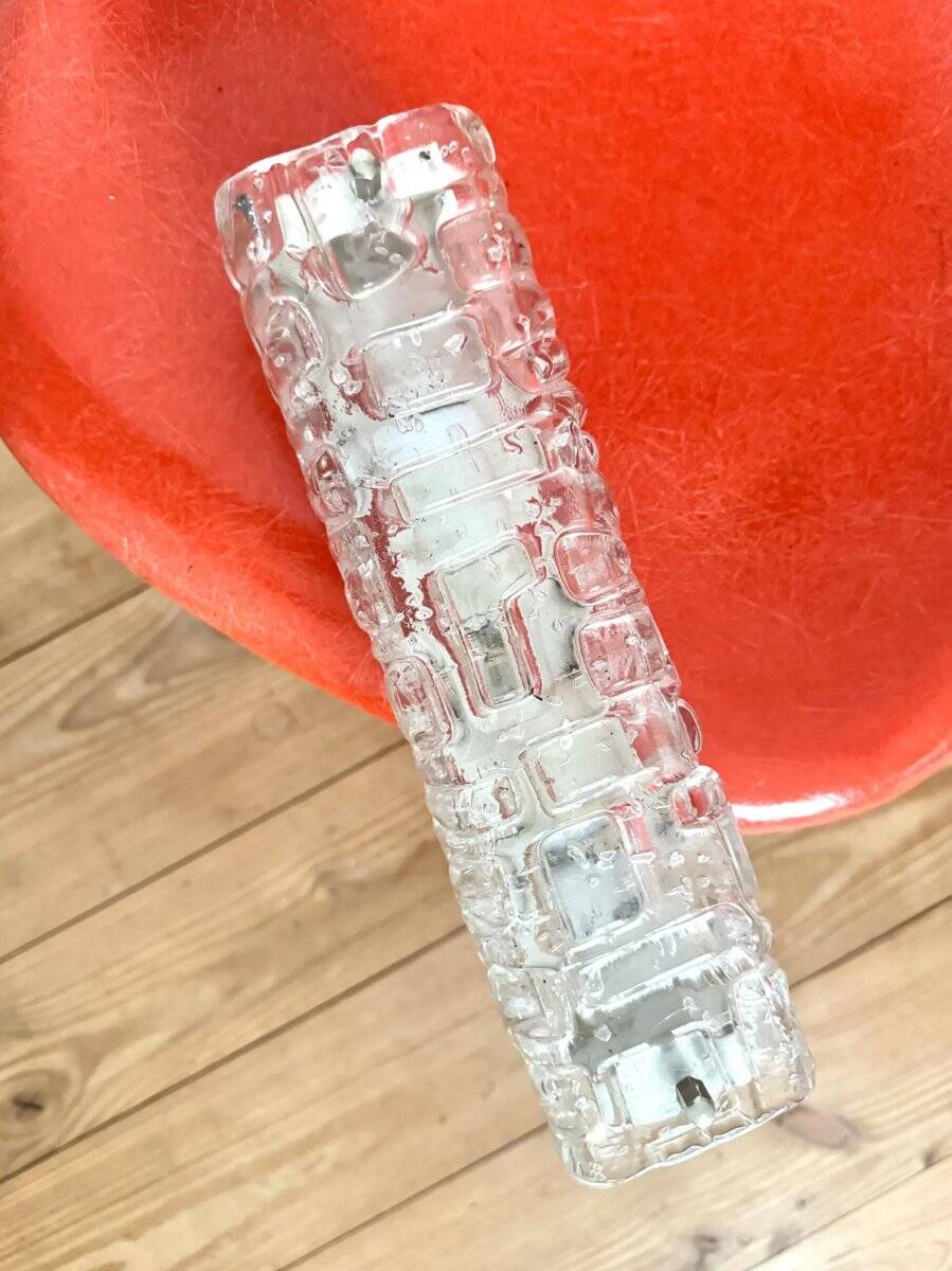 Vintage crystal wall sconce by Gert Nyström, 1960s