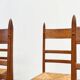 Set of eight French dining chairs
