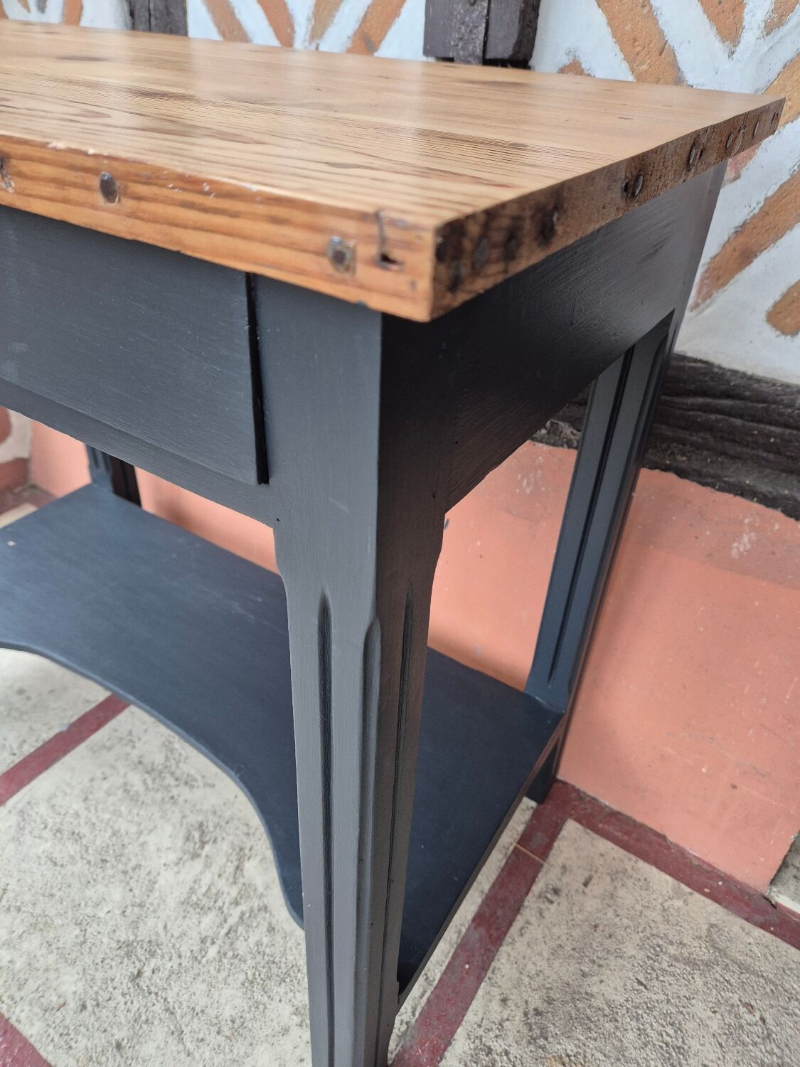 Wooden desk console table