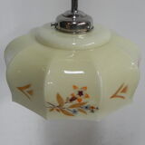 Lampe suspendue art déco avec ombre à 10 angles