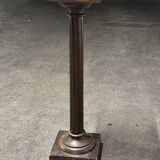 Large wooden column stele