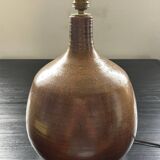 Large 70's sandstone lamp