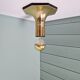 Ceiling light/wall sconce in brass, Motoko Ishii, Staff Leucht