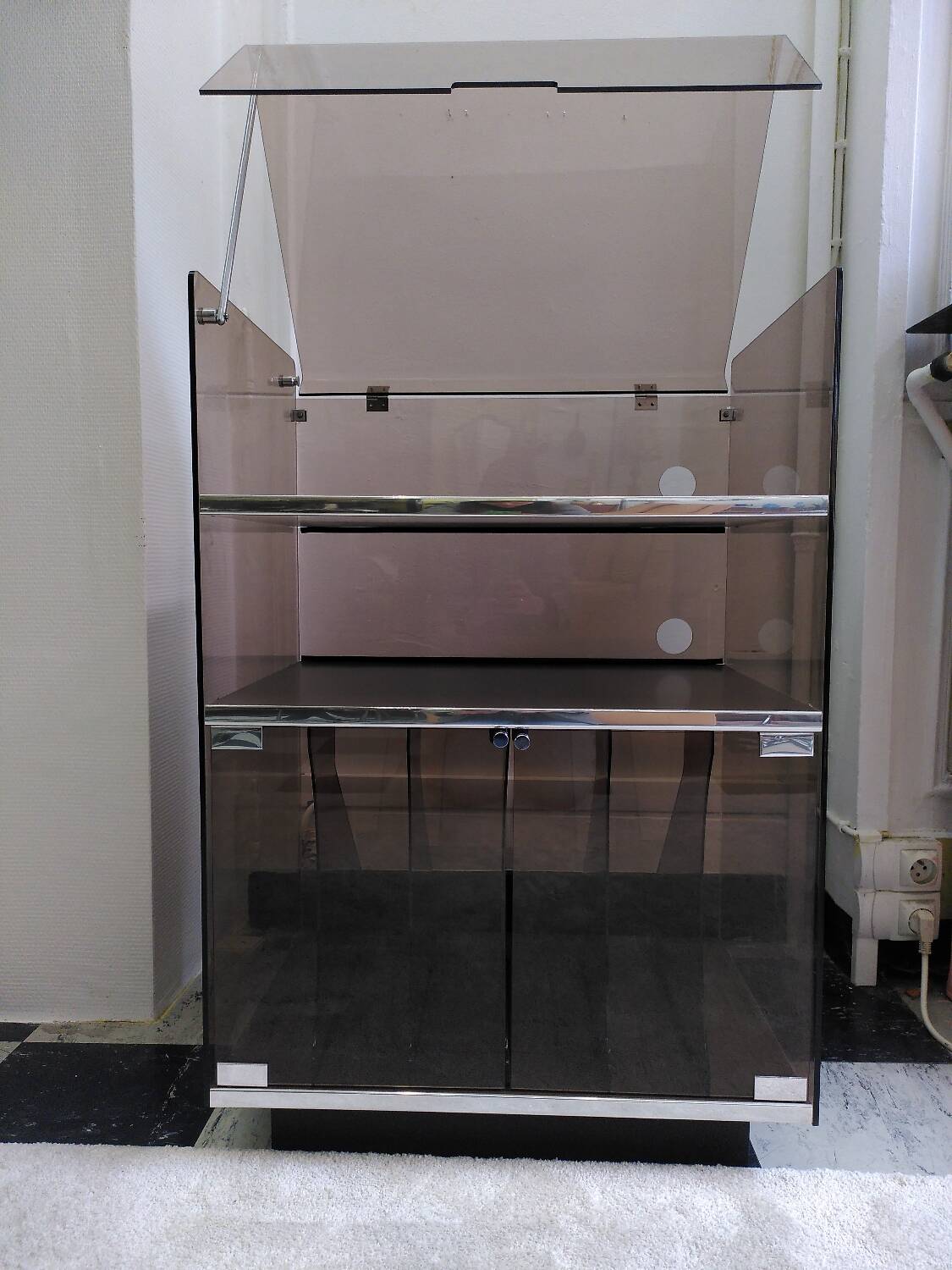 Vinyl turntable furniture, Eric Maville