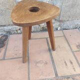 Tabouret tripode, pieds compas