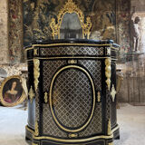 Boulle marquetry support furniture "net" from the Napoleonic III period