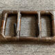 Vintage rattan coat rack 70s