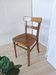 Chaise de salle à manger vintage en bois : style bistrot tyrolien, années 1970