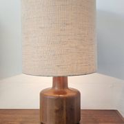 Pair of vintage teak lamps by Belform, Denmark 1960s