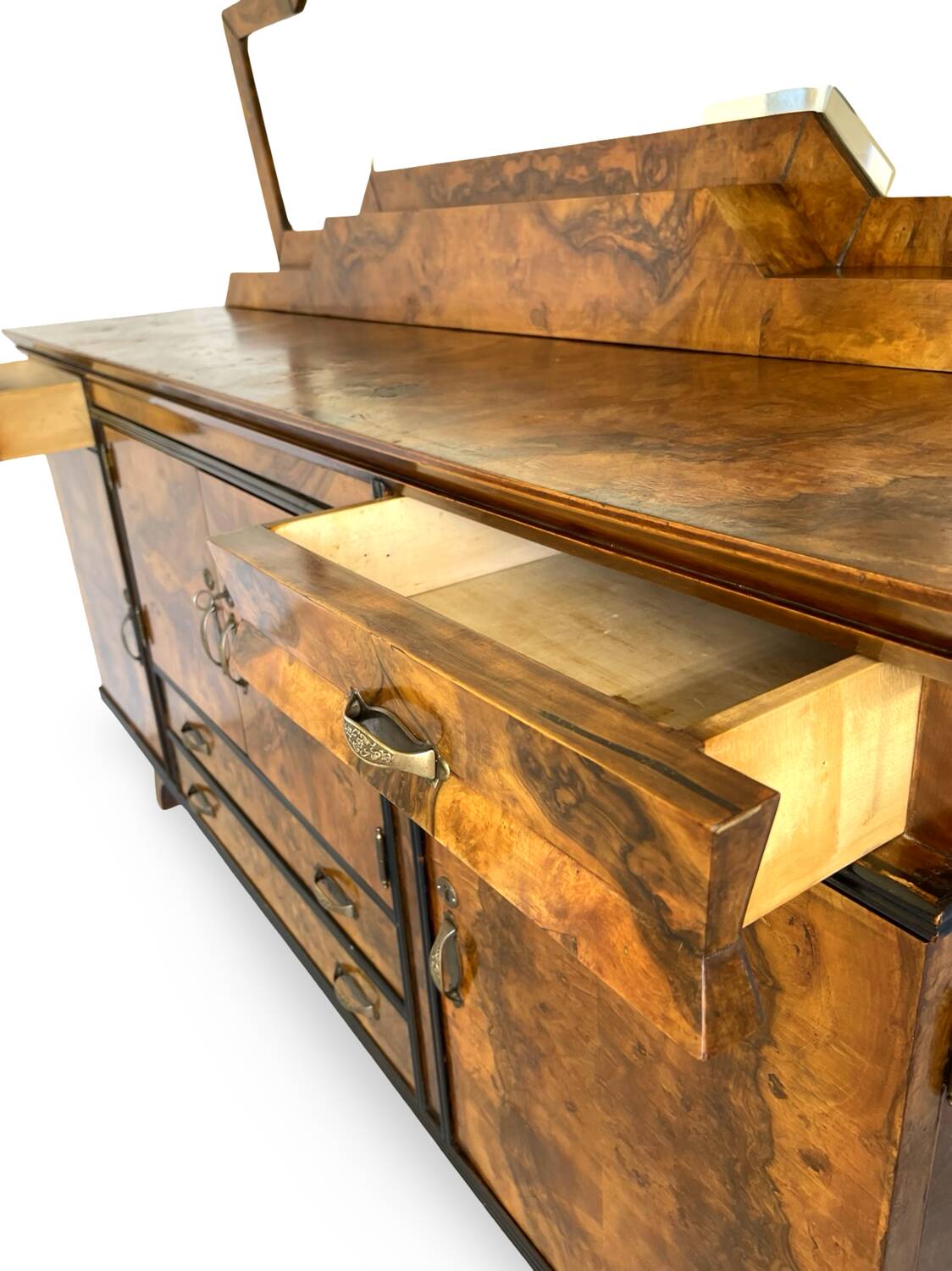 Crédence/buffet Art déco italien, années 1920.