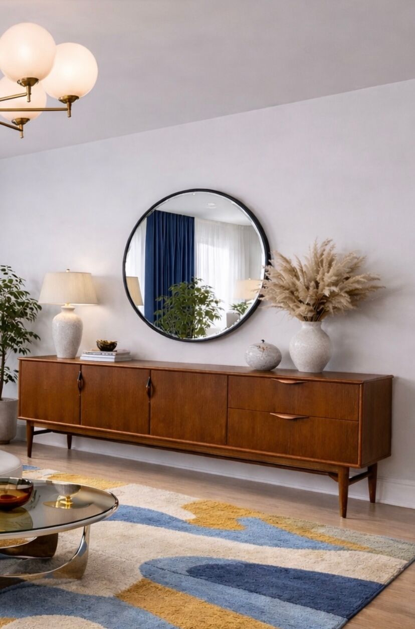 Enfilade scandinave vintage en teck