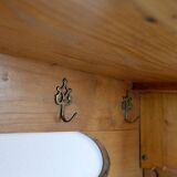 Kitchen shelf / Archelle in sherry wood with 18 drawers and coffee grinder