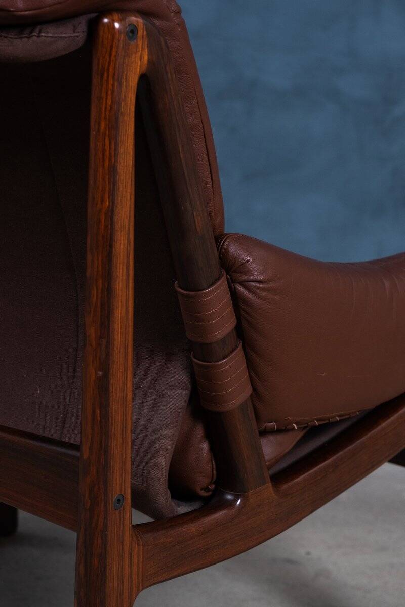 Mid-Century Armchairs in Rosewood by Torbjørn Afdal for Nesjestranda Møbelfabrikk, 1960s, Set of 2