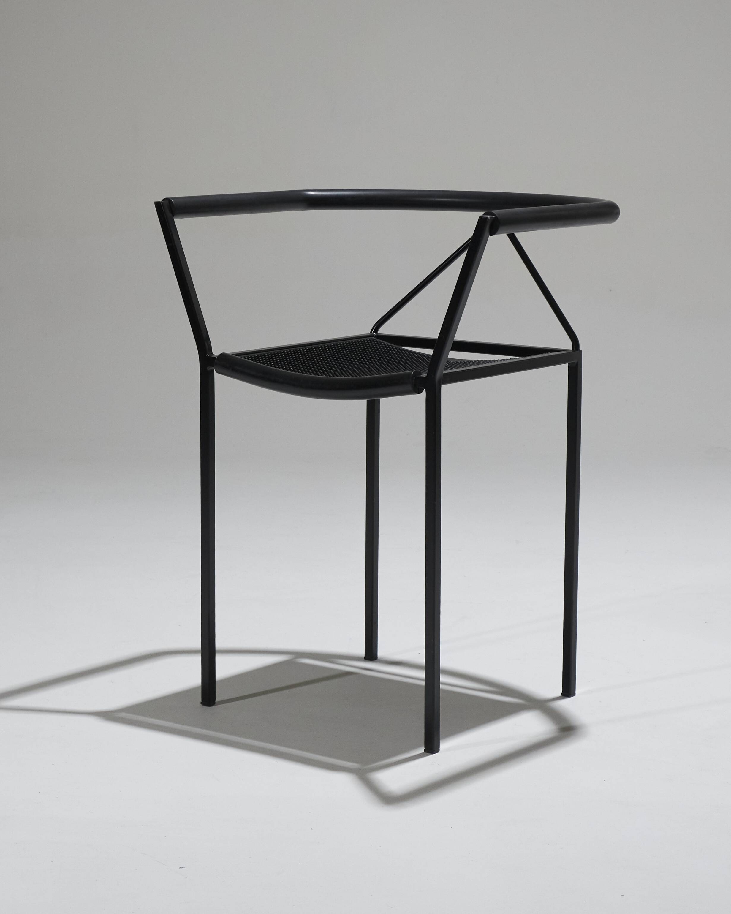 Pair of poltroncina chairs, zeus, maurizio peregalli, 1980s
