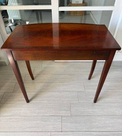 Mahogany console in Regency style 1950