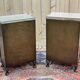 Pair of English oak bedside tables from the 1950s.