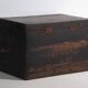 Coffre ancien peint en bois de pin – Chine, vers 1900