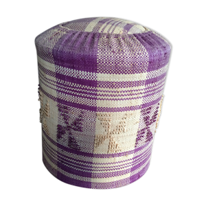 Pouf en raphia