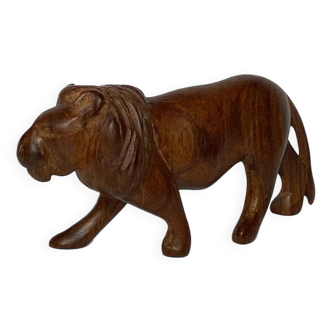 Wooden lion