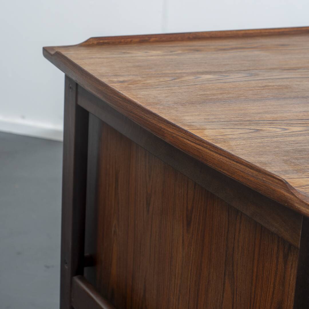 Bureau scandinave, teck, vintage, restauré