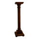 Wooden column pedestal in Louis XVI style, height: 93 cm.