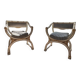 Pair of Curule armchairs