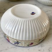 Salad bowls trundle porcelain limoges 50s