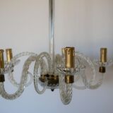 Vintage glass chandelier