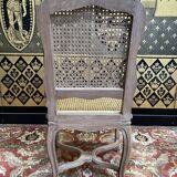Suite de 6 chaises cannées de style Louis XV - Régence