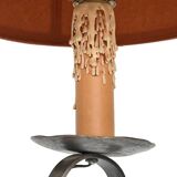 Wrought iron lamp post