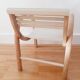 Baumann chair curved wood
