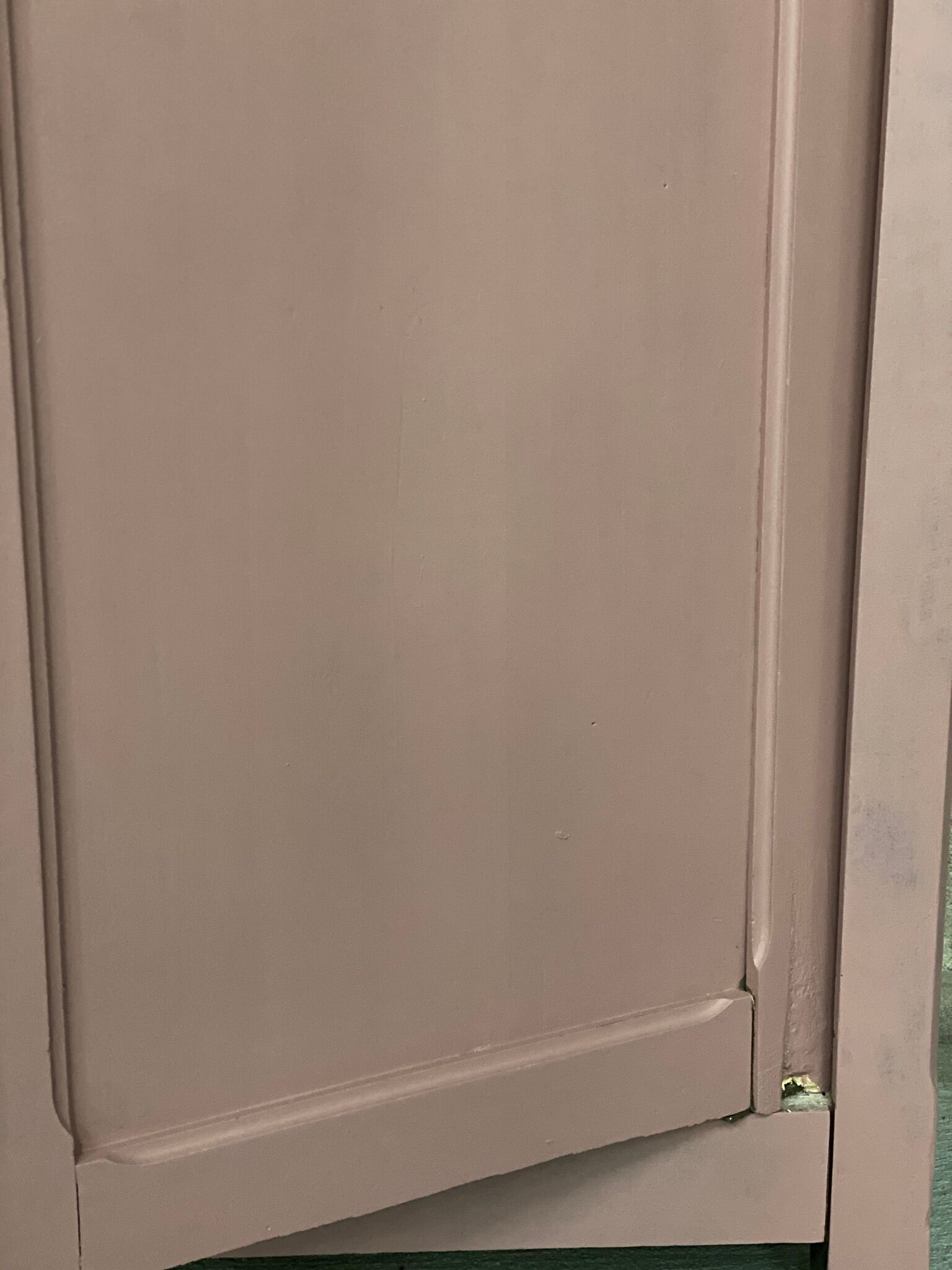 Old pink Parisian wardrobe