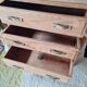 Antique pine chest of drawers, 3 drawers, raw wood