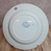 Antique hollow plate Sarreguemines model Flore