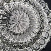 Round ceiling light or wall light in molded glass