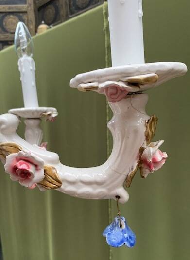 Capodimonte chandelier.