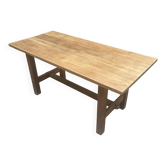 Table de ferme en chêne massif