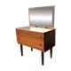 1960s Mid-Century vintage petite chest of drawers with mirror