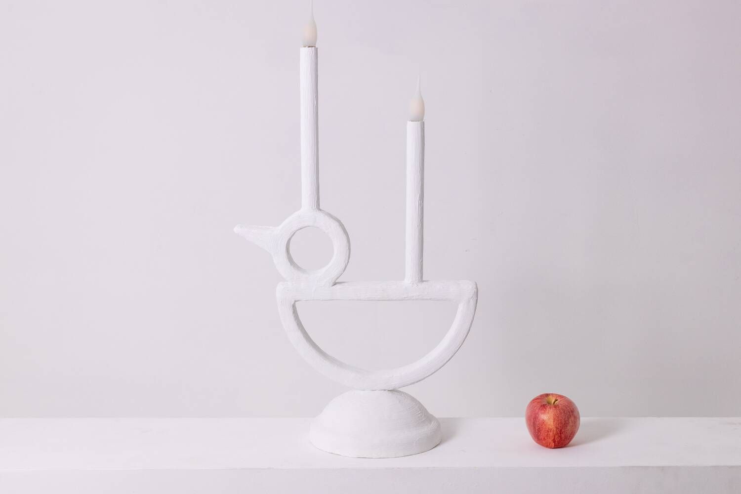 “Cui-cui” plaster lamp. Work of a French artist in small series.