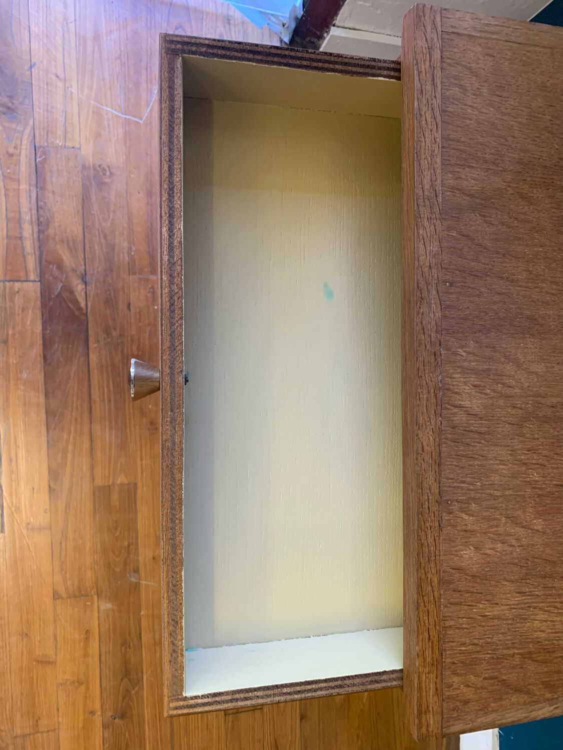 Bedside table compass legs