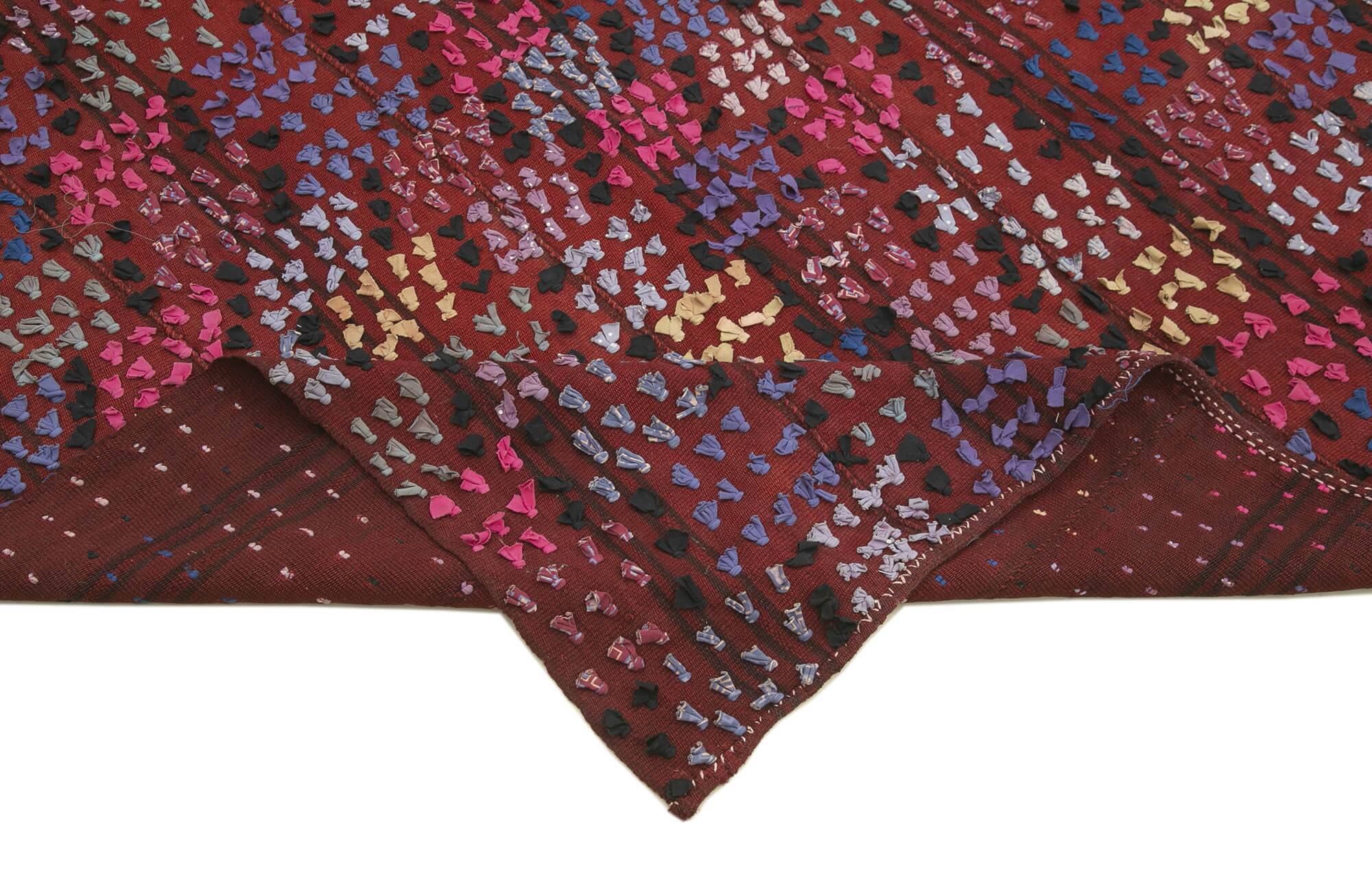Turkish Handmade Vintage Anatolian Kilim 177 cm x 243 cm