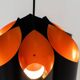 Sculptural pendant light by Bent Karlby for Lyfa