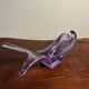 Vide poche vintage 1970 murano bouche soufflée bol alexandrite violet