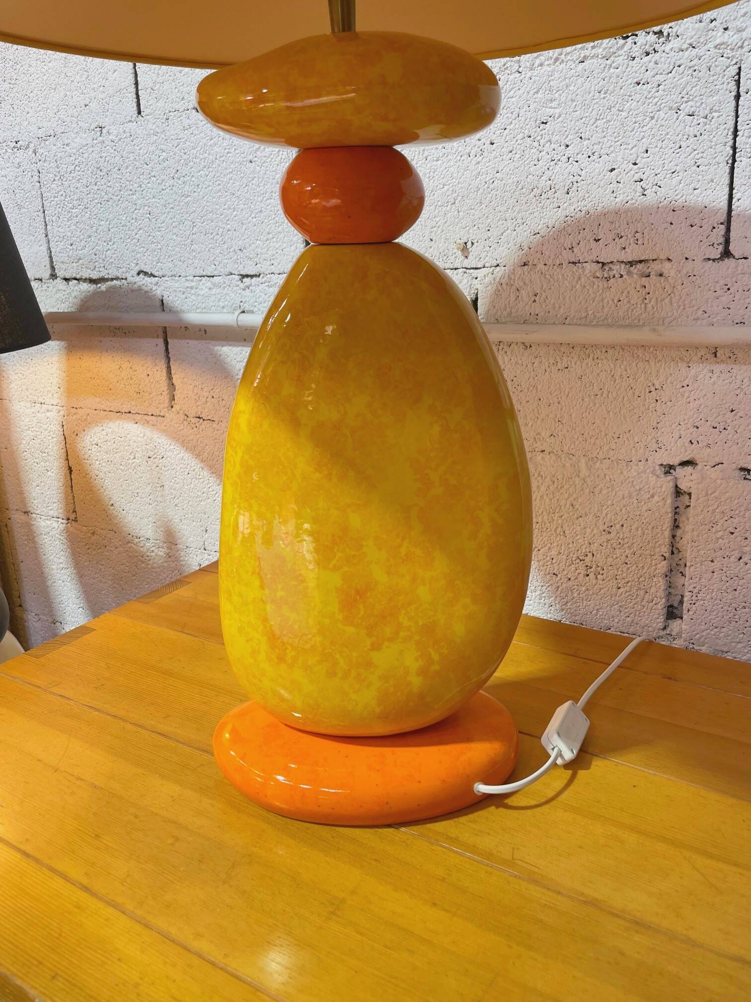 Lampe en céramique de François Châtain