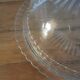 Glass arcopal cake dish with bell