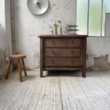 Solid elm aranjou chest of drawers