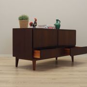 Commode en acajou, design danois, années 1970, éditeur : Omann Jun